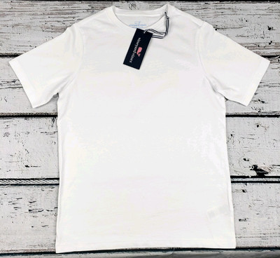 Vineyard Vines Youth Short Sleeve T-Shirt White Size XL (18) - NEW