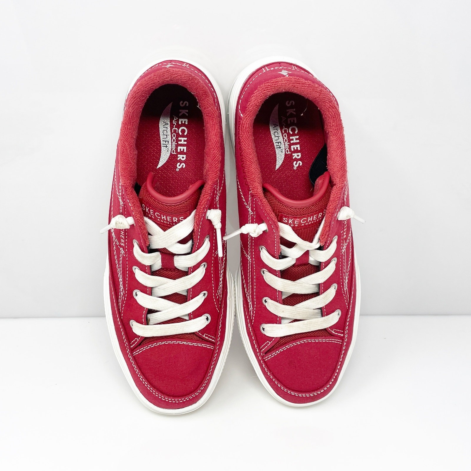 Skechers Womens Arch Fit Arcade 177195 Red Casual… - image 12