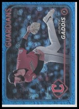 2024 Topps Update #US211 Hunter Gaddis Blue Holofoil #/999