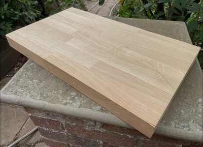 Eiche Arbeitsplatte Ableger Naturholz Material 40,5cm /28,5cm/40cm