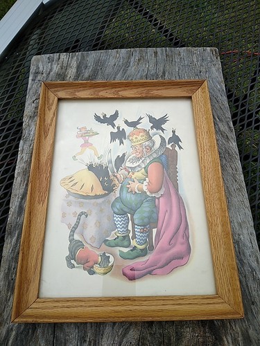Sing A Song Of Sixpence Nursery Rhyme Vintage Print - Picture 2 of 6