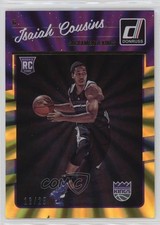 2016-17 Panini Donruss Rookies Yellow Holo Laser 13/25 Isaiah Cousins #196 s1i
