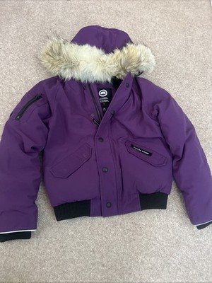 Canada Goose lila gefütterte Kinderjacke Größe 10-12 Jahre