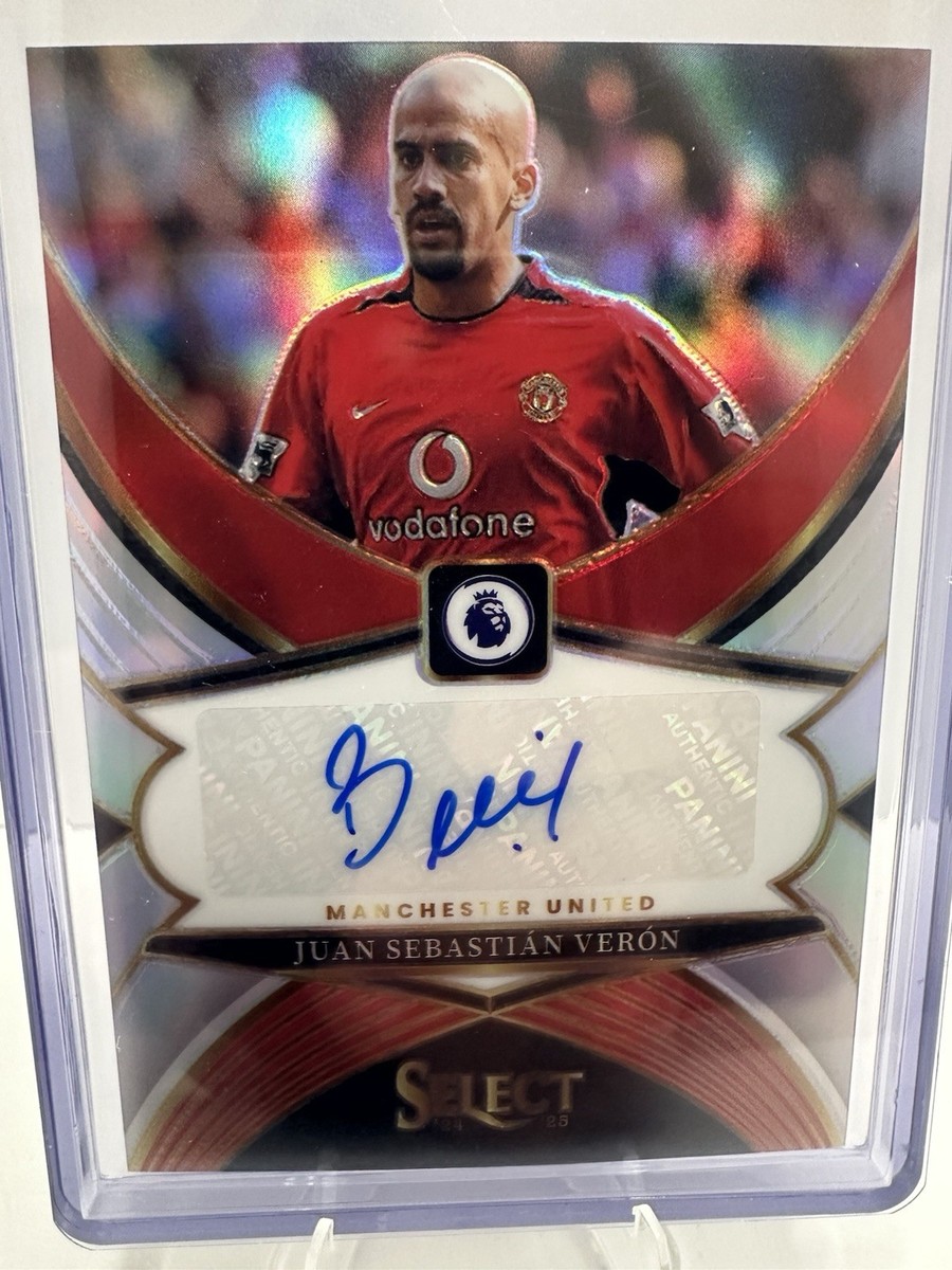 鹿12　JUAN SEBASTIAN VERON オートカード 鹿12 JUAN SEBASTIAN VERON オートカード 2022-23 Panini