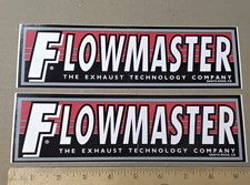Flowmaster Exhaust Nascar Drag Racing Decal Sticker Santa Rosa Ca 9.5in Lot 6