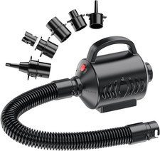 Electric Air Pump for Inflatable Pool Toys - High Power Quick-Fill Air Mattress