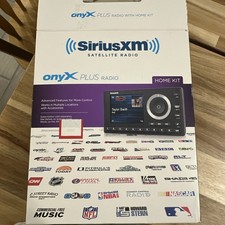 SiriusXM SXPL1H1 Onyx Plus Satellite Radio with Home Kit Box Has Been Opened