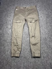 NXP Nena And Pasadena Pants Mens 34 Olive Cargo Jogger Elastic Cuffs Streetwear