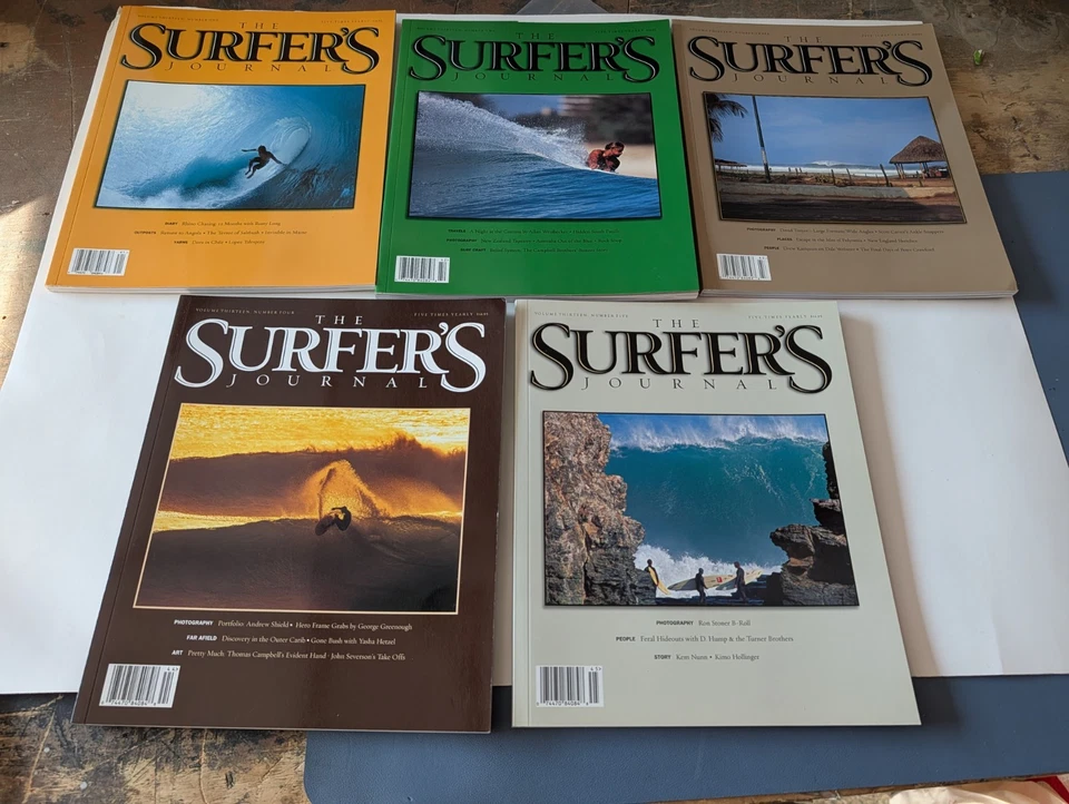 The Surfers Journal Magazine, Full Volume 13, Issue 1 -5, Full Lot, - Image 2 of 4