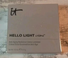 IT Hello Light Creme Anti-Aging Luminizer Radiance 0.23 oz  New In Box