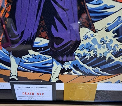 m2 Art Poster DEATH NYC Poster Batman JOKER Katsushika