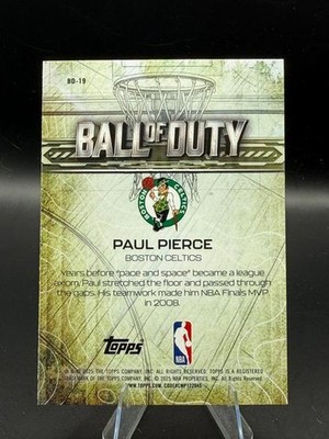 Paul Pierce 2025-26 Topps Chrome Ball of Duty #BD-19 Boston 