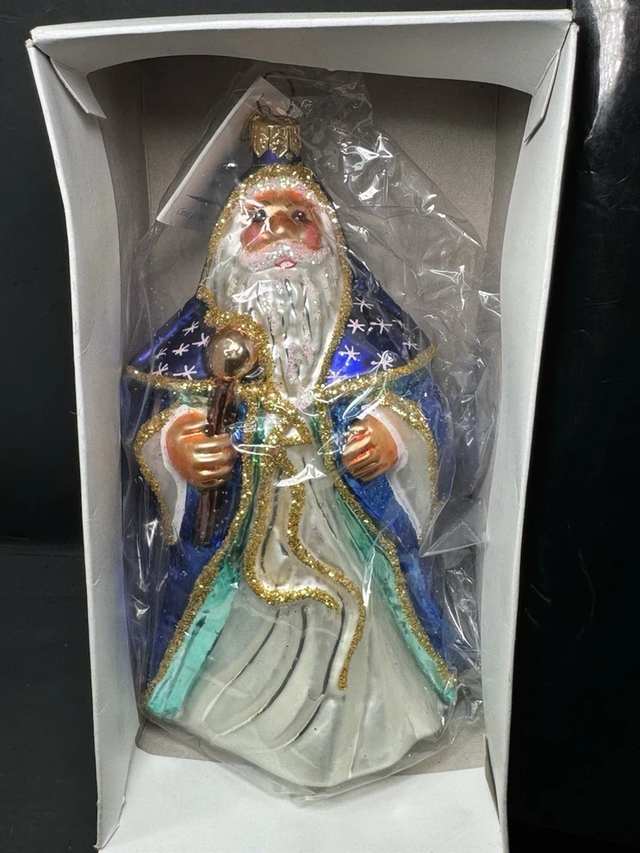 Christopher Radko Christmas Magic Santa 1996 Starlight exclusivo para miembros Foto 2 de 4