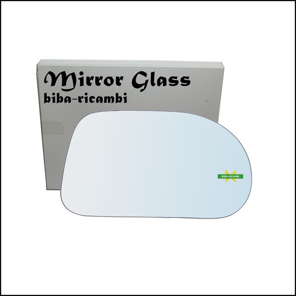Chrom Spiegelglas RüCkspiegel Beifahrerseite Lato Dx Fiat Marea (185)-image