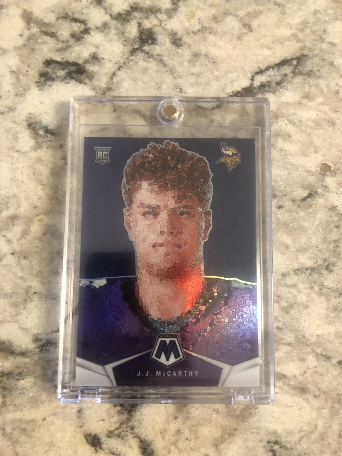 2024 Panini Mosaic - Micro Mosaic J.J. McCarthy #MM-9 (RC)