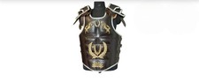 Medieval Knight Chest Plate Armor Leather Jacket Roman Gladiator Cuirass Costum