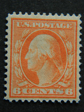 US SC#  379  WASHINGTON  MINT  FAINT HINGE TRACE