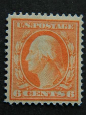 US SC#  379  WASHINGTON  MINT  FAINT HINGE TRACE