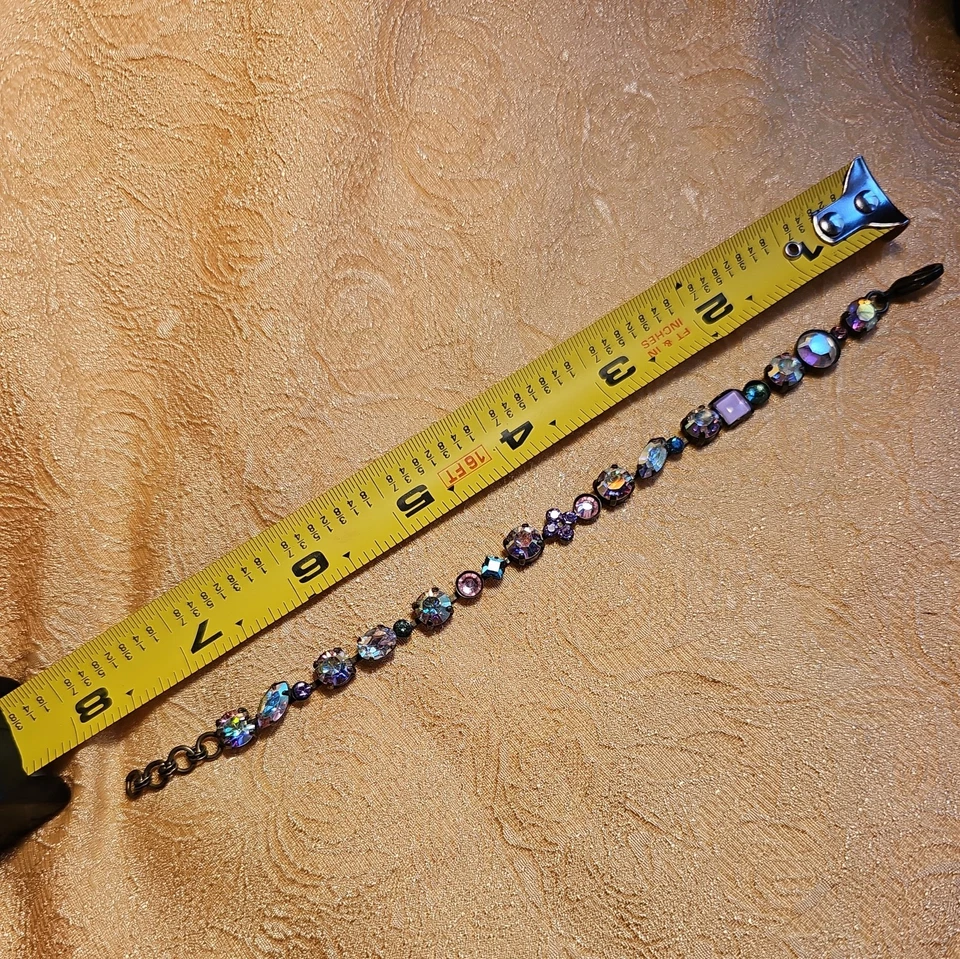 Pulsera SORRELLI Multicolor y Cristal Rosa Estrás Tono Latón Foto 4 de 4