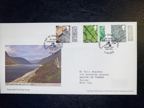 2022 NORTHERN IRELAND NEW REGIONAL DEFINITIVE VALUE ROYAL MAIL FDC & BELFAST SHS