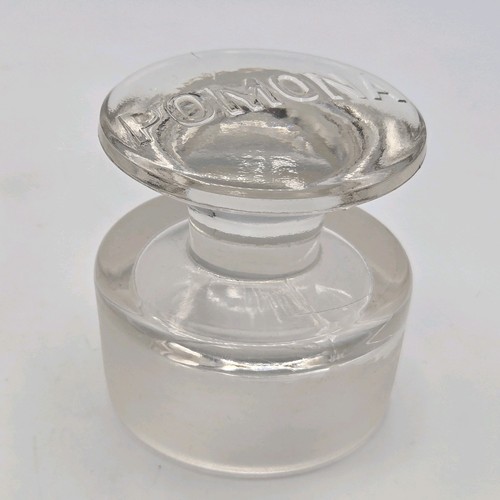 Antique Original Pomona Drug Store Apothecary Clear Glass Jar With Lid Pontil - Picture 6 of 10