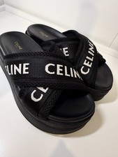 Pre-owned Used Celine Luxury Sandals Slippers Shoes Clearance! Size 37 Good Deal