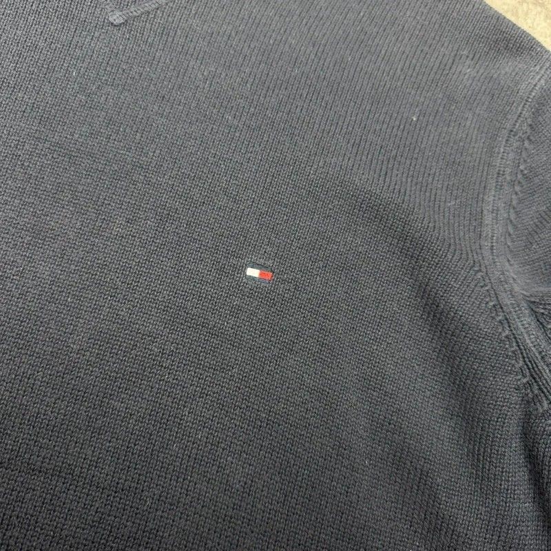 Vintage Navy Blue Tommy Hilfiger Crewneck Jumper image 2