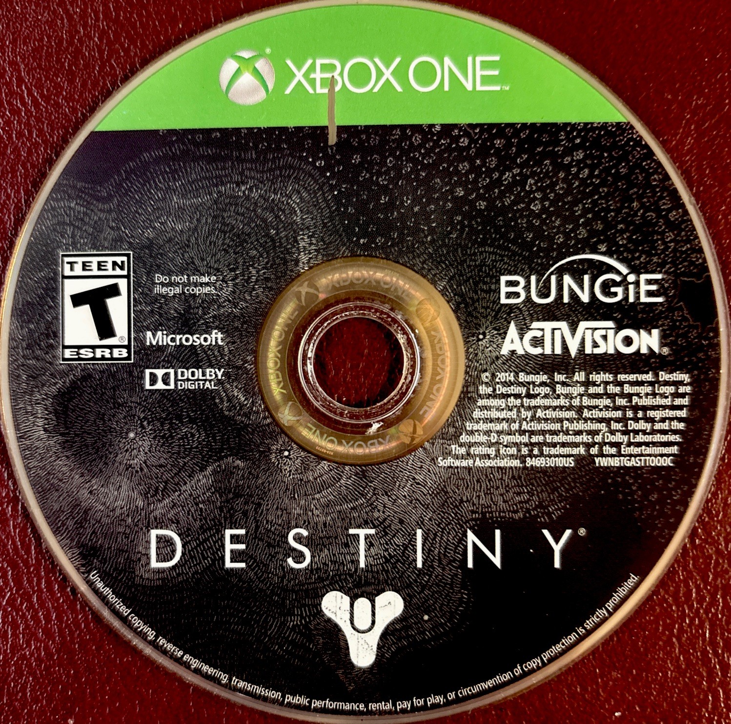 Destiny (Microsoft Xbox One, 2014)