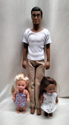 SIMBA Lot of 3 Kevin & Evie Love Dark & Light Skin Tone Dolls Pamela Be My BFF