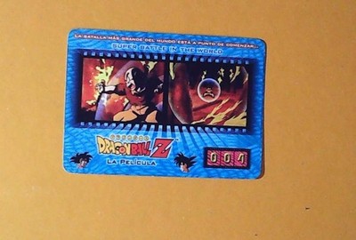 DRAGON BALL Z IMAGICS LA PELICULA MEXICO TRADING CARD 4 004