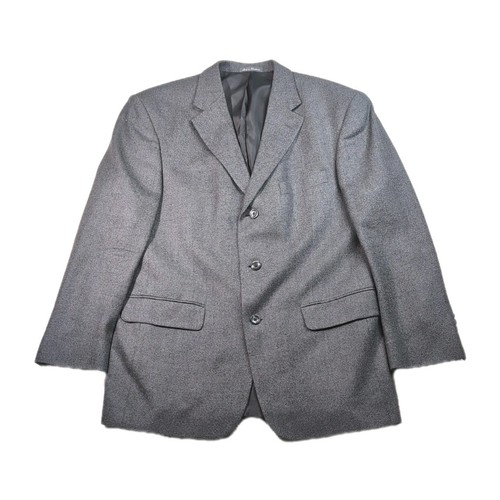 Oscar De La Renta Sports Coat Blazer Size 42R Lambswool Cashmere Blend Jacket