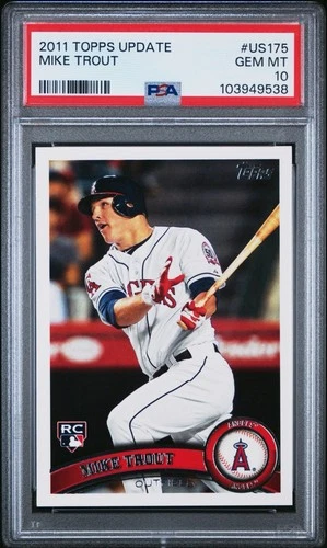 2011 Topps Update 🔥MIKE TROUT🔥 RC Rookie PSA 10 💎 Gem Mint