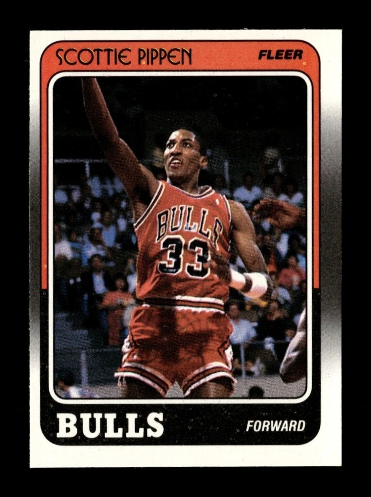 Fleer Scottie Pippen Basketball Rookie Sports Trading Cards