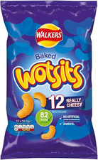 Wotsits Really Cheesy Multipack Snacks Crisps 12X16.5G