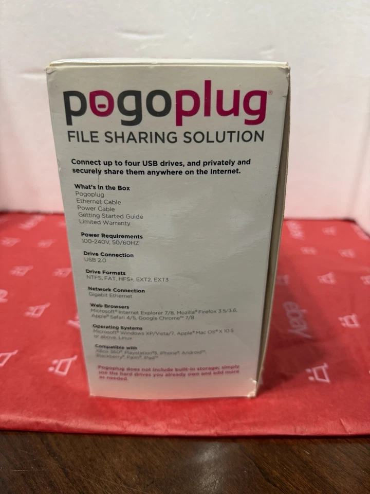 POGO-P21 POGOPLUG File Sharing Solution Your Personal Cloud EO2 version NEW - Image 4 of 4