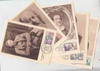 FRANCE 1963 *CELEBRITIES of EUROPEAN ECONOMIC COMMUNITY* official maxi cards FDC