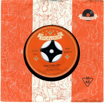   7'' 1957 Jack Dieval ROCK ´N´ ROLL RUBY Johny Cash Polydor 66007 GERMANY VG++ 