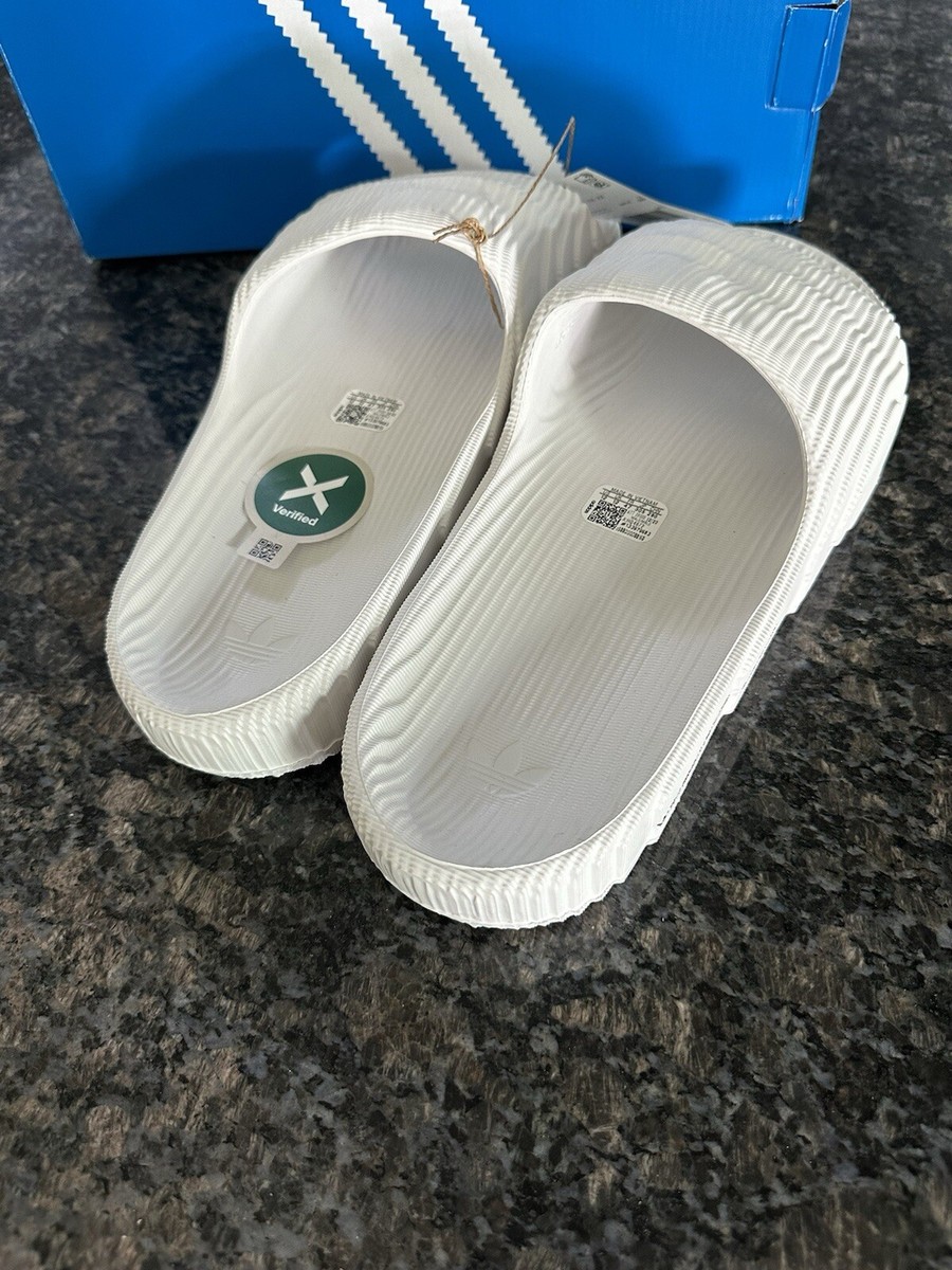 adidas Adilette 22 Slides Crystal White HQ4672 Mens Size us