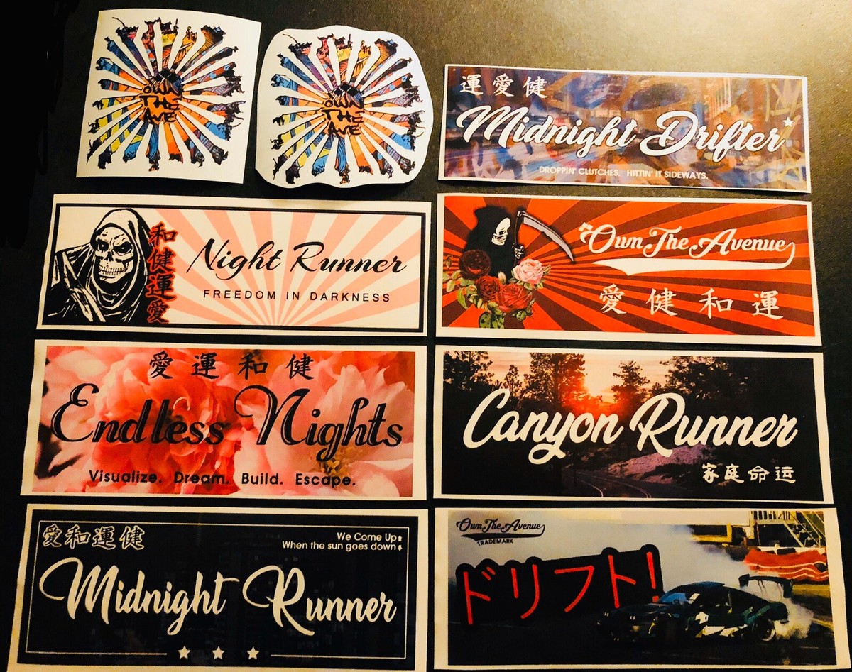 JDM Sticker Bombing Graffiti Sticker Decal Drift Race Dope Low Slammed (AKbom) E - Foto 3