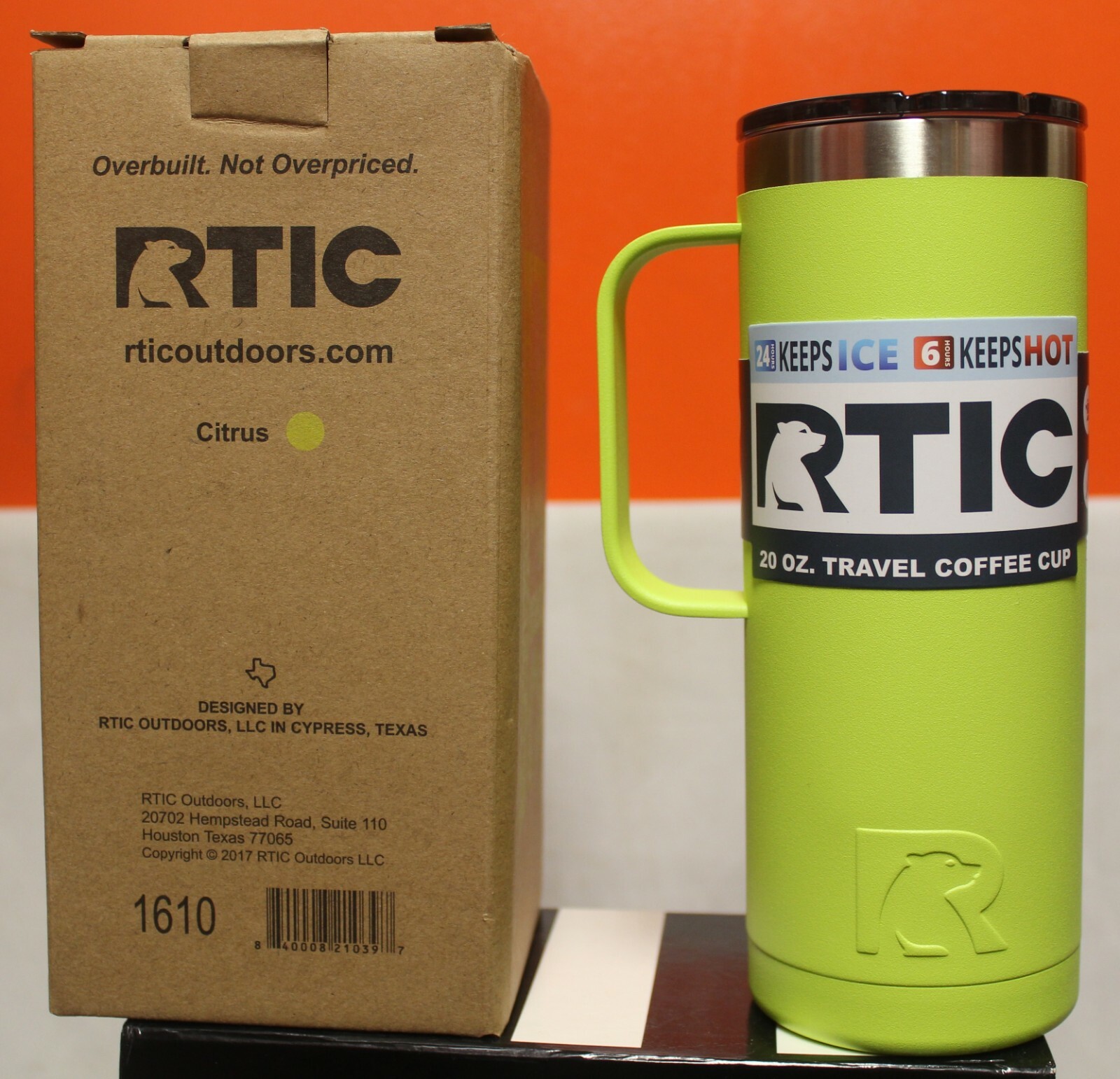 Rtic 20oz Travel Coffee Cup Assorted Colors Vacuum Thermos Mug Insulated New Ebay