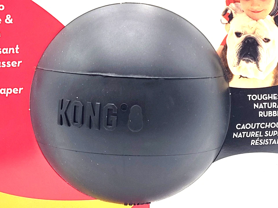 KONG Extreme Bounce Ball *NEW SIZE L/XL Durable Rubber Fetch & Chew Dog Toy 3.5" - Image 2 of 4