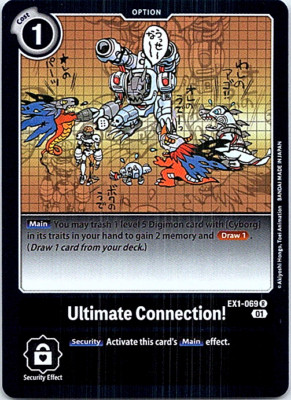 Ultimate Connection! EX1-069 R Digimon Near Mint
