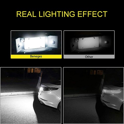 2x White LED License Plate Lights For 2015-2021 GMC Canyon/Sierra 1500 2500 3500 - Picture 10 of 19