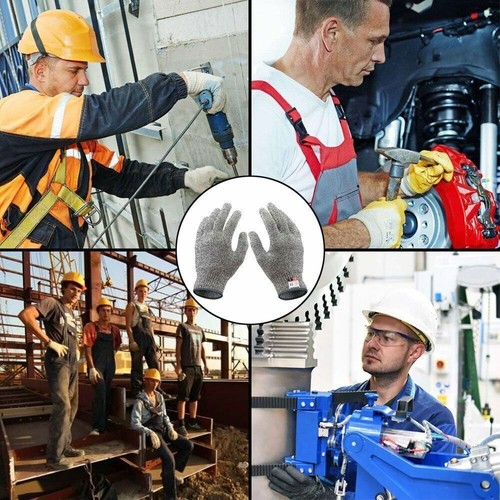 1 Paar Schnittfeste Schnittschutz Handschuhe für Metzger Küche Glas Arbeit DE - Bild 8 von 8