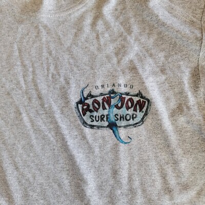 Ron Jon Surf Shop Kraken Gray Long Sleeve Men's Small Sm