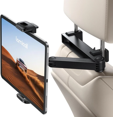 Soporte Para Tableta Para Reposacabezas Automóvil Rotación De 360 ° Ajustable US