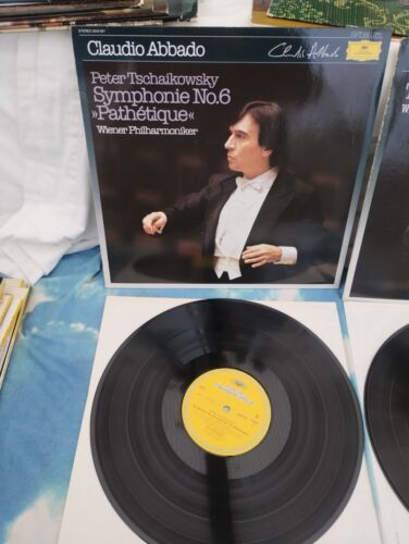 DG 2543 501/522 NM VINYL 2LP LOT**ABBADO** - Tschaikowsky: Symphony No. 4 & No.6 - Picture 2 of 4