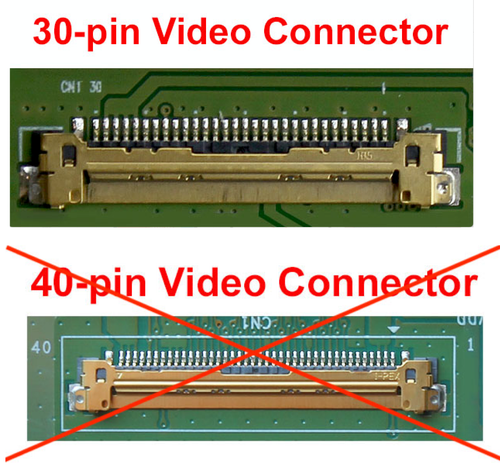 Lenovo FRU 00HM081 P/N SD10A09797 LCD Screen HD 1366x768 Matte LED Display 30pin - Picture 5 of 8