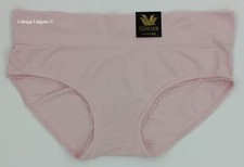 NWT Wacoal 874332 "Feeling Flexible" Seamless Nylon Hipster, Boyshort, Baby Pink