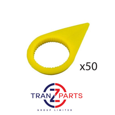 32MM CHECKPOINT WHEEL NUT INDICATOR YELLOW POINTERS PACK OF 50